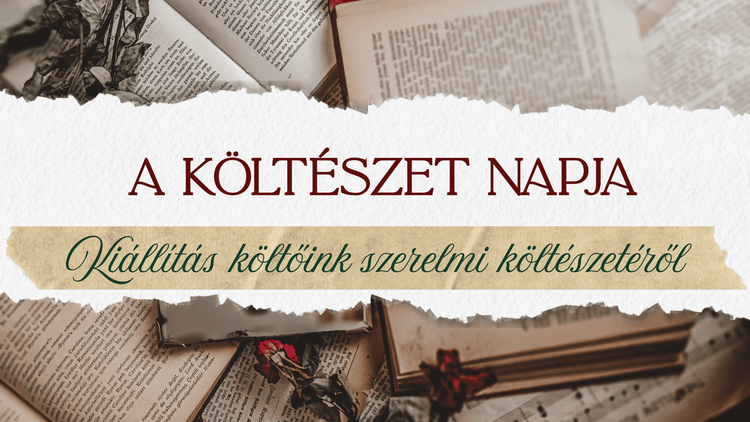 Plakátkiállítás a Magyar Költészet Napja alkalmából az Aranyban