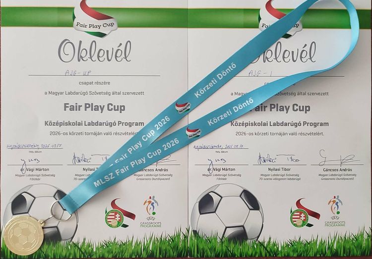 McDonald's Fair Play Kupa 1. és 2. hely