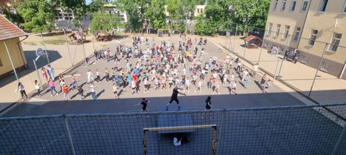 Aerobic bemutató a Diószegiben